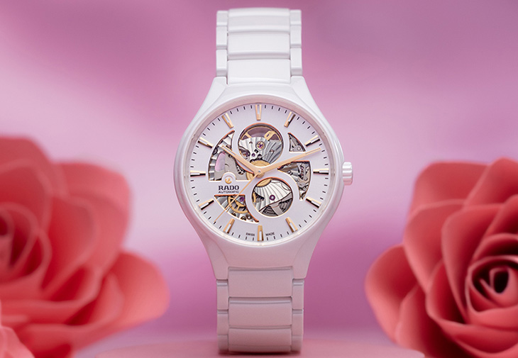 RADO雷達表Rado True真我系列高科技陶瓷開芯腕錶