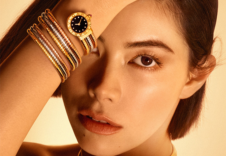 寶格麗BVLGARI Tubogas三金腕錶