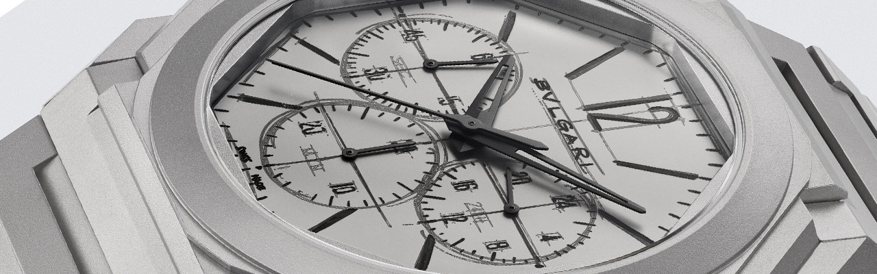 寶格麗Octo Finissimo超薄兩地時區計時腕錶10週年紀念版