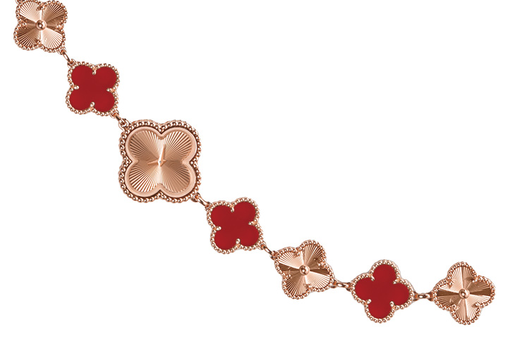 VAN CLEEF & ARPELS梵克雅寶Sweet Alhambra腕錶