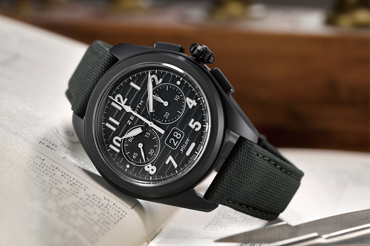 真力時ZENITH Pilot Big Date Flyback大日期飛返計時飛行員腕錶