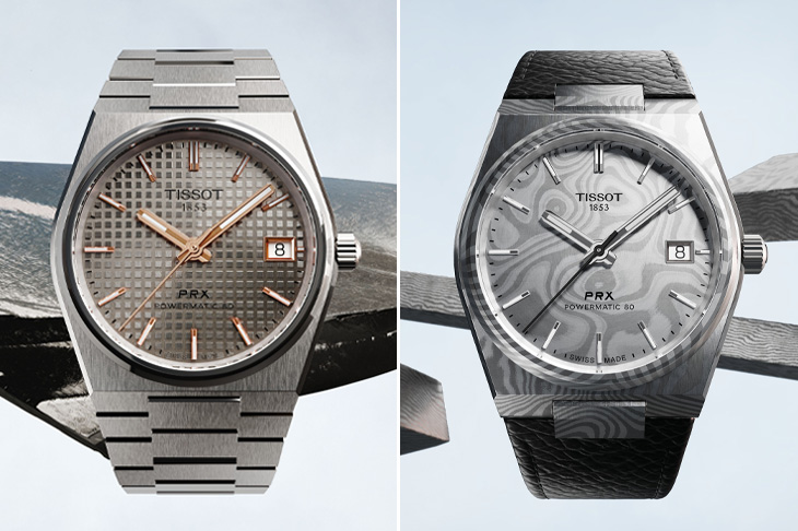為PRX注入新靈魂／天梭PRX 38mm 大馬士革鋼、鈦金屬新作