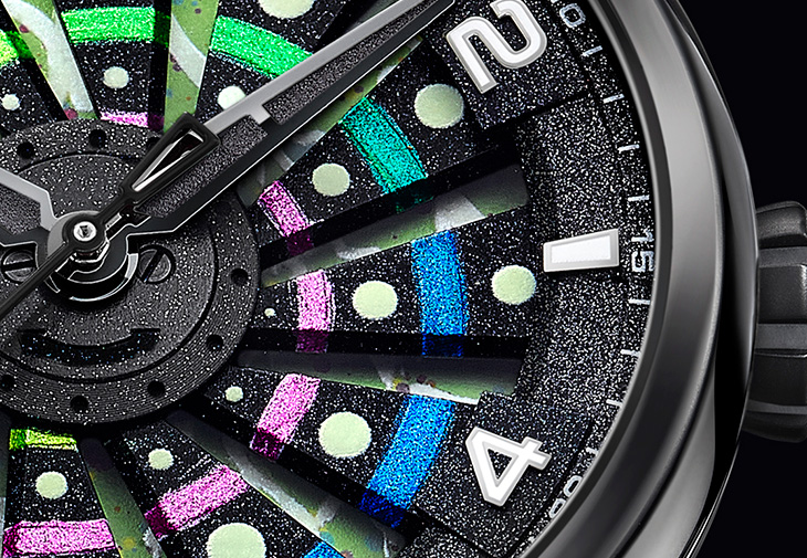 PERRELET沛力錶Turbine旋風系列腕錶Perrelet X The Dial Artist - Time For Art Edition