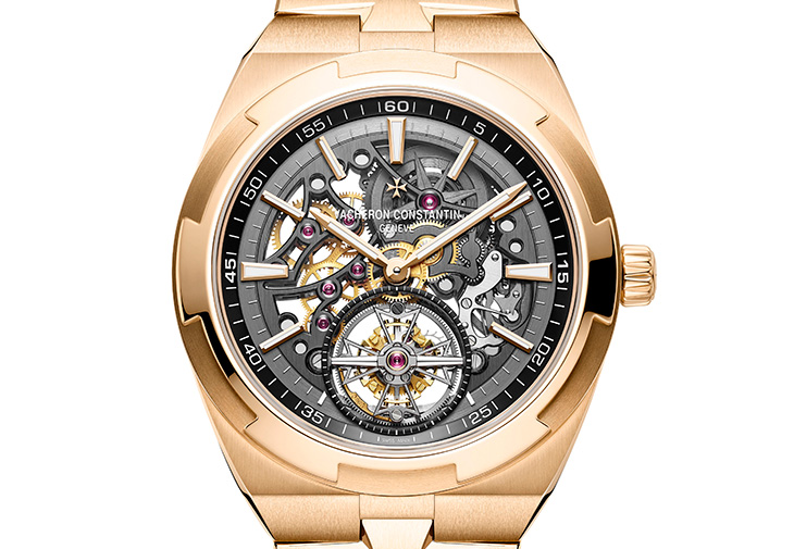 VACHERON CONSTANTIN江詩丹頓Overseas鏤空陀飛輪腕錶