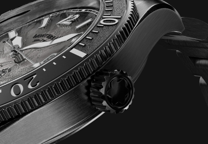 MONTBLAN萬寶龍Iced Sea系列日期顯示自動零氧腕錶