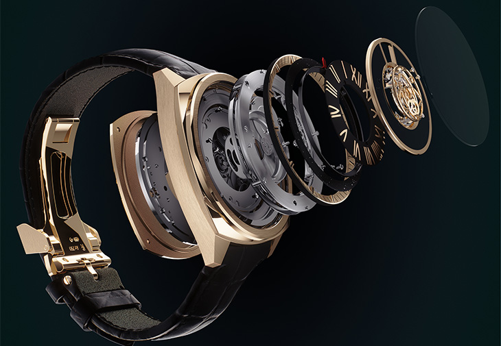 GUCCI古馳Gucci Interlocking跳時陀飛輪