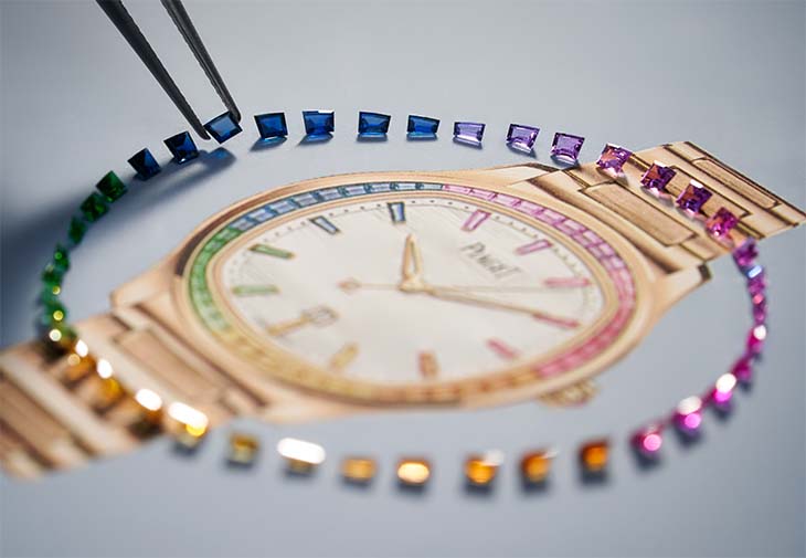 伯爵PIAGET Polo系列彩色寶石