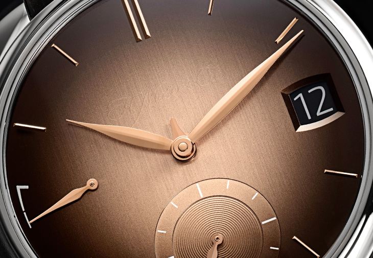 亨利慕時H. MOSER & CIE.勇創者萬年曆煙燻鮭魚腕錶