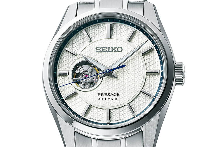 精工Presage Sharp Edged Series開芯錶款