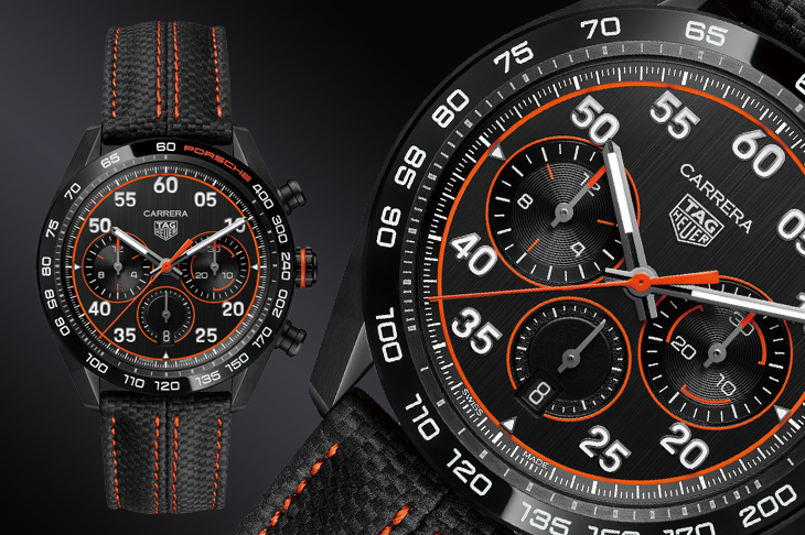 泰格豪雅TAG HEUER Carrera X Porsche Orange Racing聯名計時腕錶