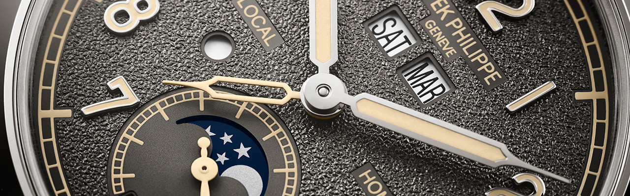 百達翡麗年曆及兩地時間腕錶5326G-001