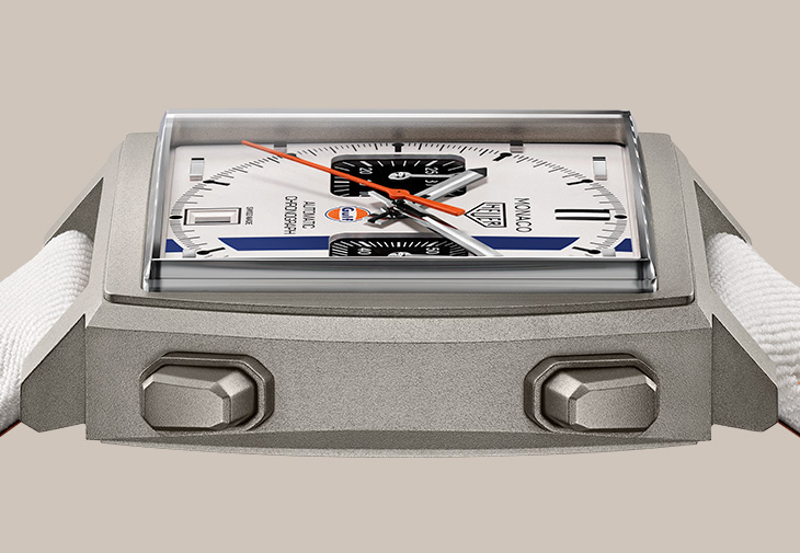 TAG Heuer泰格豪雅Monaco x GULF計時腕錶白色限量版