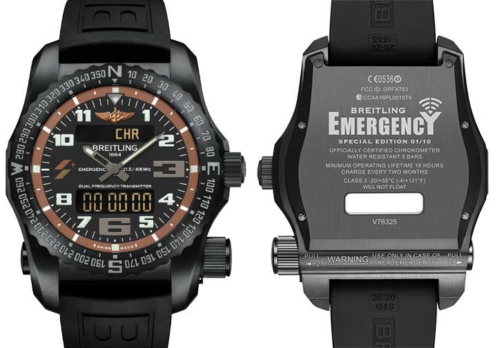 BREITLING百年靈Emergency II Starlux Airlines Edition緊急求救腕錶星宇航空特別版