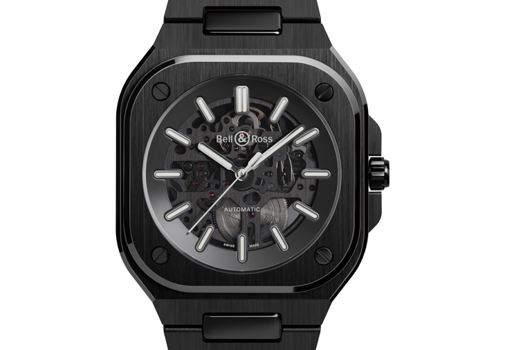 柏萊士BELL&ROSS BR05 Skeleton Black Ceramic