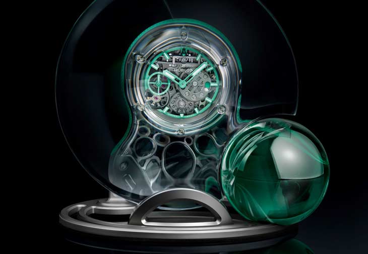 HUBLOT宇舶Arsham Droplet鈦晶懷錶