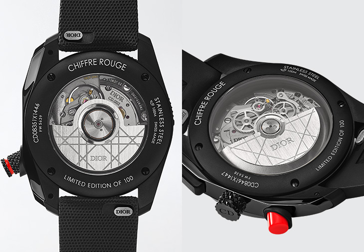 DIOR迪奧Chiffre Rouge Black Ultramatte腕錶