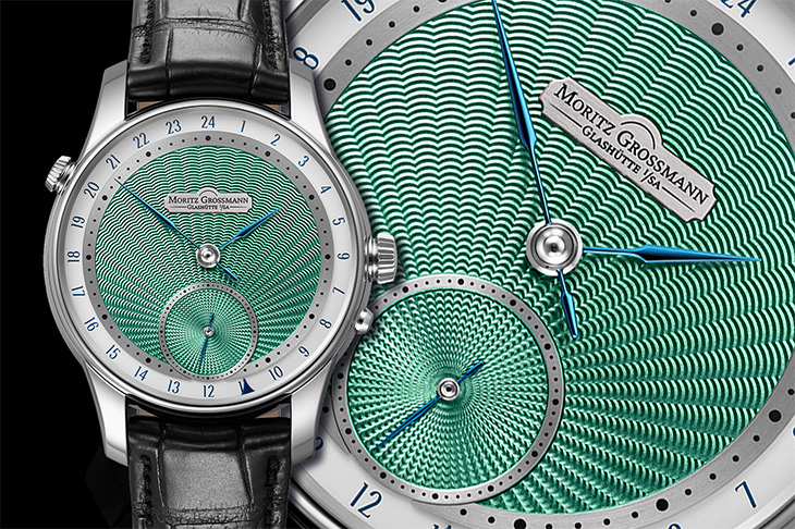 看似傳統的新派兩地時間   MORITZ GROSSMANN GMT Guilloche
