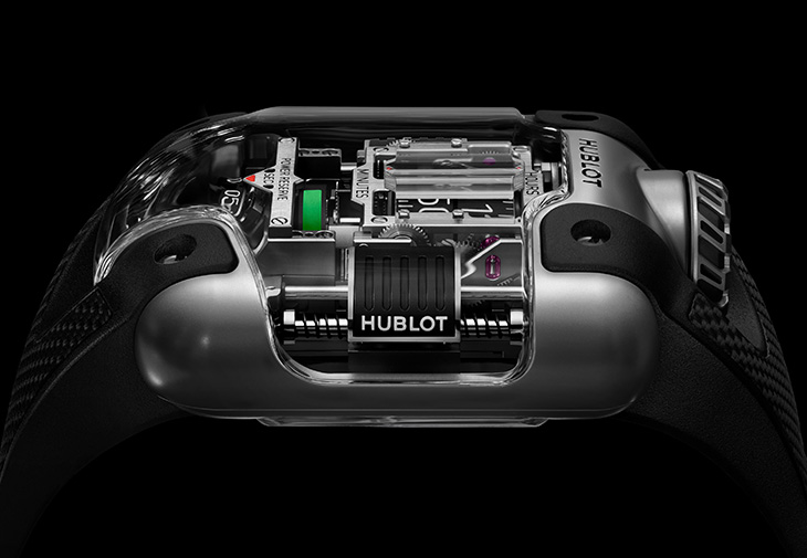 宇舶HUBLOT MP-10 Tourbillon Weight Energy System Titanium雙垂直上鍊陀飛輪腕錶