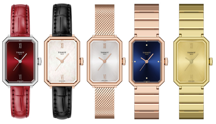 天梭表TISSOT SRV系列方形腕錶