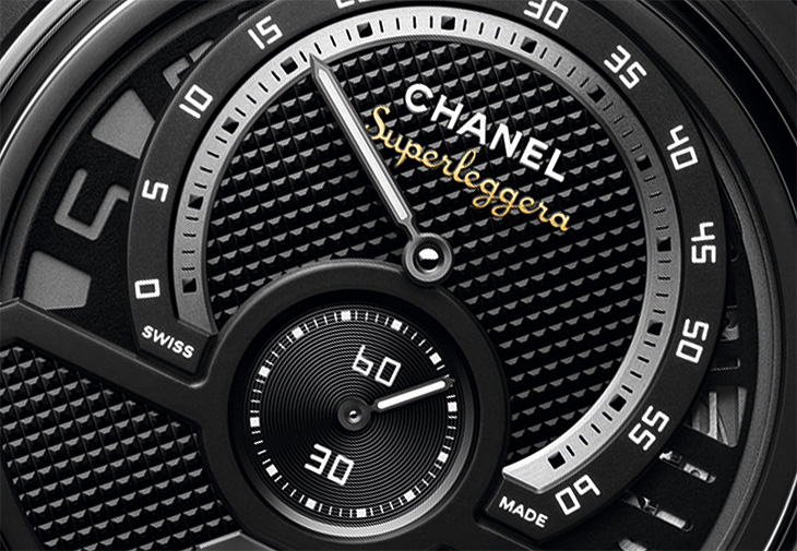 CHANEL香奈兒Monsieur Superleggera深邃黑腕錶