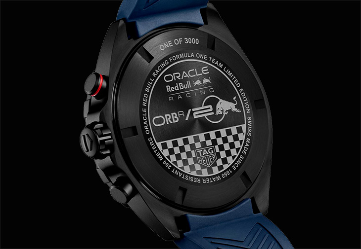 TAG Heuer泰格豪雅TAG Heuer Formula 1 x甲骨文紅牛車隊限量版計時腕錶