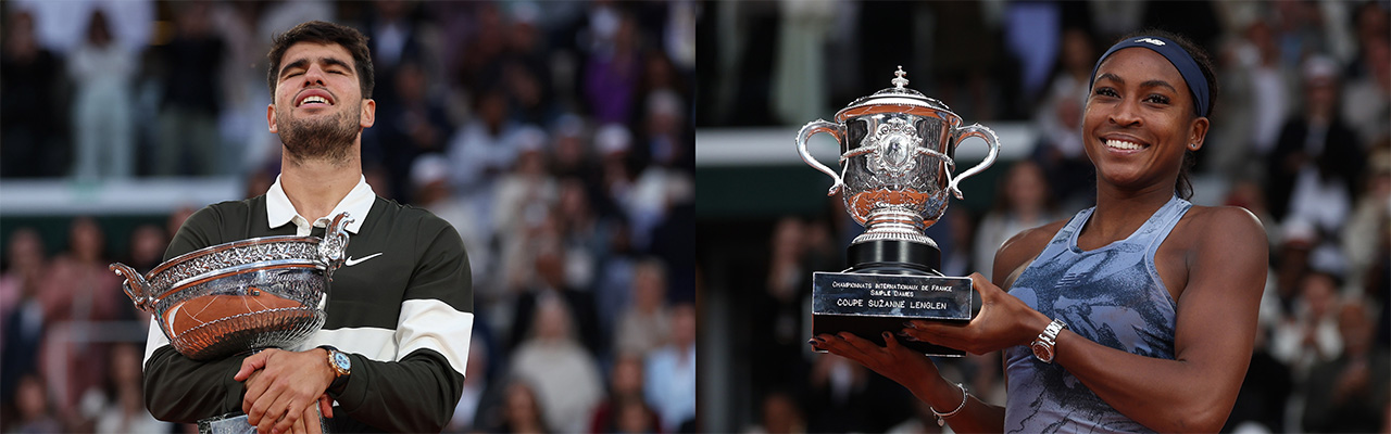 ROLEX勞力士代言人奪2025年法網男女單打冠軍