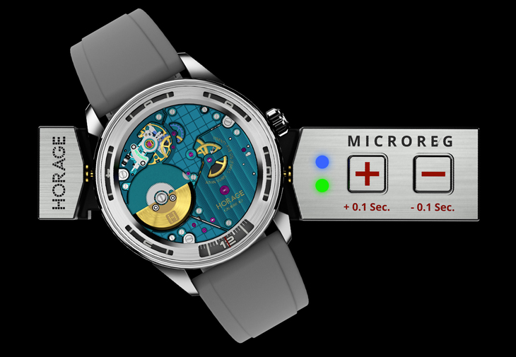 HORAGE MicroReg精準微調系統與Revolution 3 MicroReg腕錶