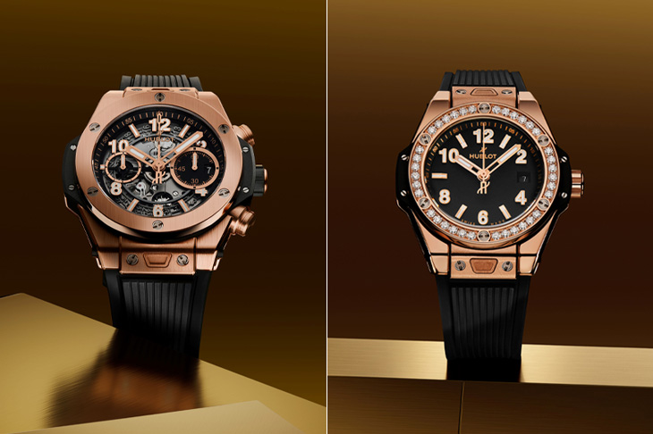 以暖金光澤綻放派對季的極致奢華／宇舶Big Bang皇金腕錶系列腕錶