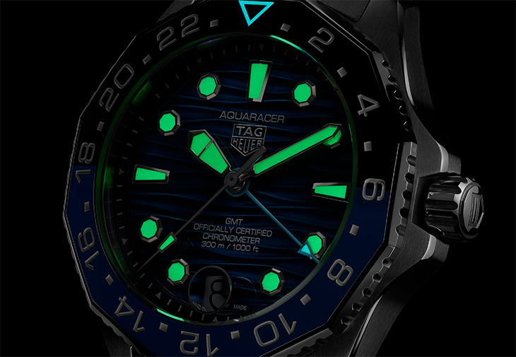 TAG HEUER泰格豪雅Aquaracer Professional 300 GMT