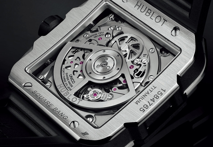 宇舶HUBLOT Square Bang Unico鈦金屬錶款