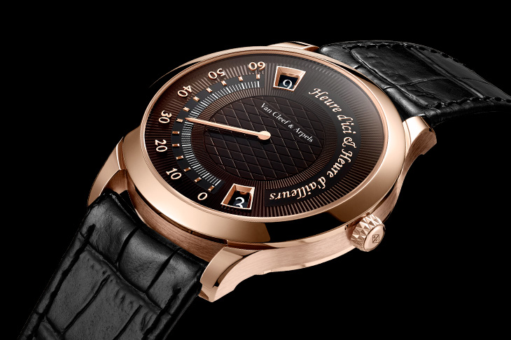 VAN CLEEF & ARPELS梵克雅寶Midnight Heure d’ici & Heure d’ailleurs雙時區腕錶