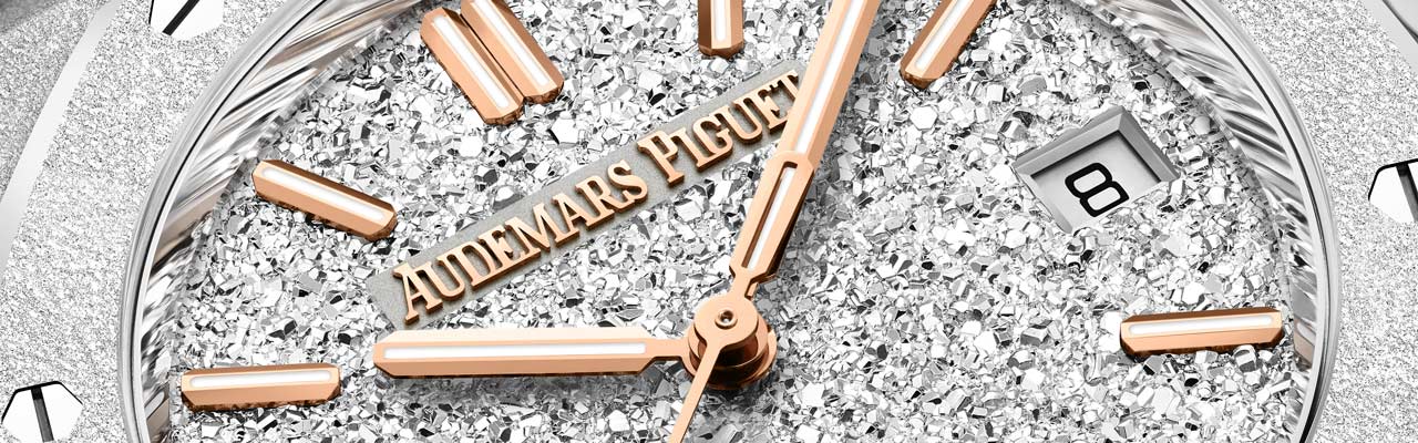 AP愛彼34毫米 Royal Oak皇家橡樹自動上鍊霜金腕錶