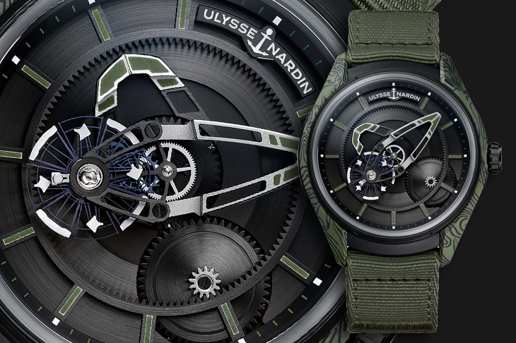 迷彩般的外衣 雅典錶Freak X OPS