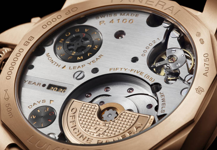 沛納海Luminor Goldtech Calendario Perpetuo