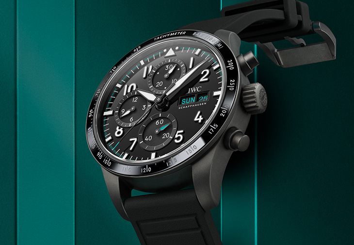 IWC飛行員高性能計時腕錶41「Mercedes-AMG馬石油F1™車隊」特別版