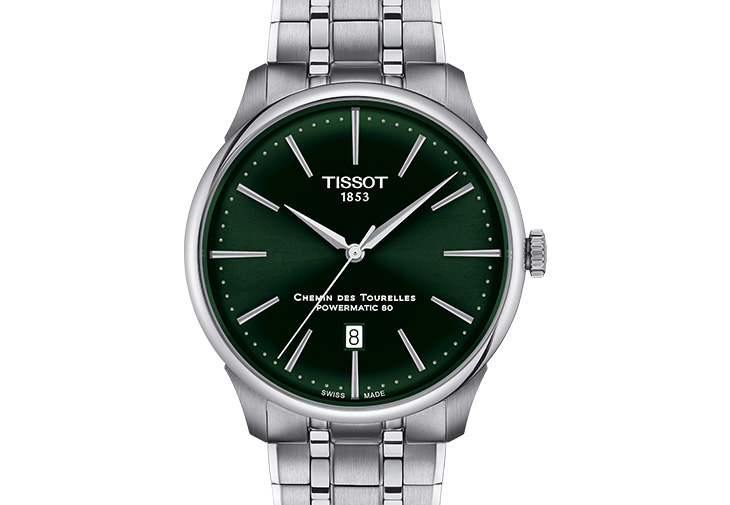 天梭表TISSOT Chemin Des Tourelles杜魯爾系列42mm自動腕錶