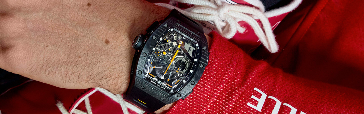 RICHARD MILLE RM 43-01 Ferrari陀飛輪雙秒追針計時碼錶
