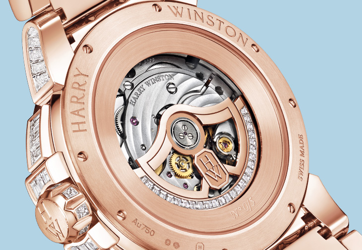 海瑞溫斯頓HARRY WINSTON海洋Ocean系列Date Moon Phase 頂級鑽石珠寶自動腕錶