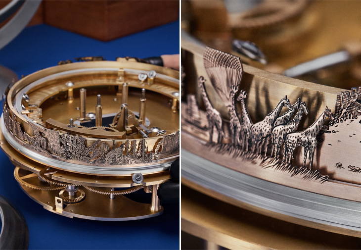 路易威登LOUIS VUITTON X De Bethune LVDB-03 Sympathique Louis Varius子母鐘