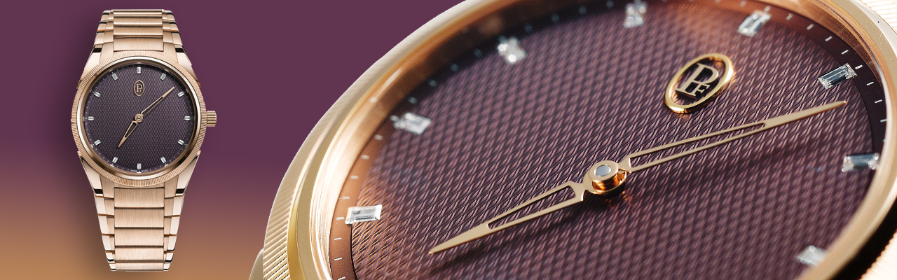 帕瑪強尼PARMIGIANI FLEURIER Tonda PF寶石紅玫瑰金腕錶