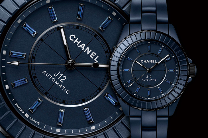 新亮相優雅藍色陶瓷 CHANEL J12 Bleu Caliber 12.1機芯38毫米腕錶 陶瓷運動錶特集之五
