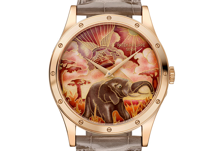 百達翡麗PATEK PHILIPPE珍稀工藝展 汽球上的五星期腕錶