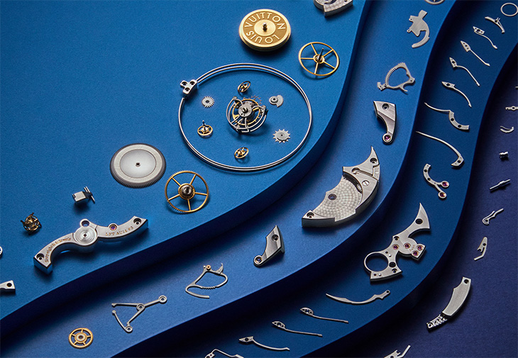 LOUIS VUITTON路易威登Escales autour du Monde系列 Escale au Pont-Neuf懷錶