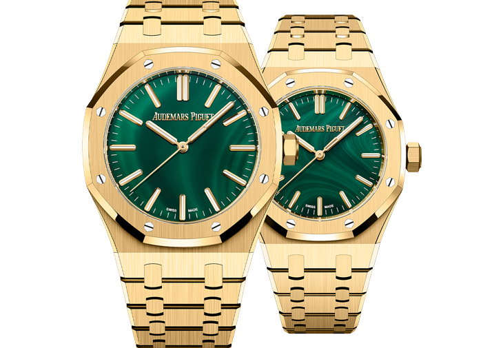 AUDEMARS PIGUET愛彼皇家橡樹黃金孔雀石款