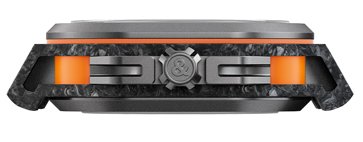 BELL & ROSS BR-X5 Carbon Orange