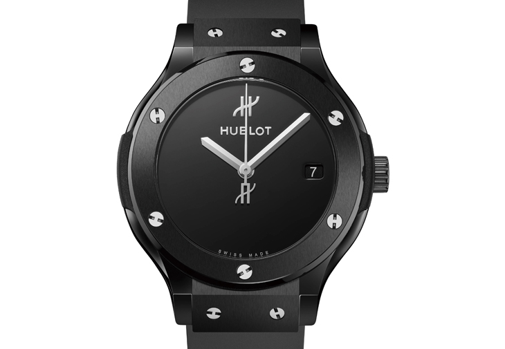 HUBLOT經典融合系列原創腕錶黑陶瓷款