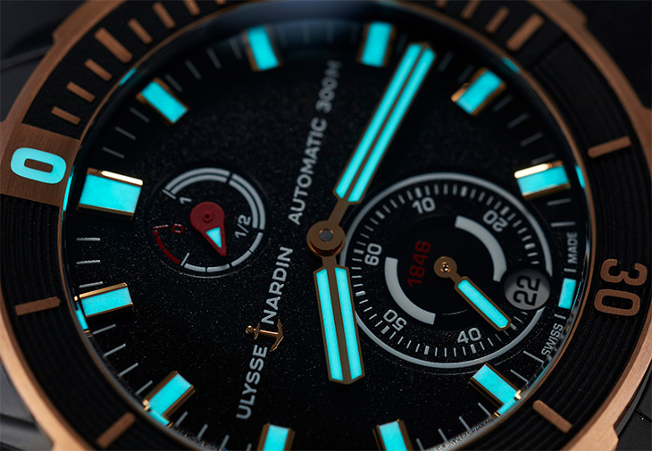 ULYSSE NARDIN雅典錶Diver Chronometer天文台潛水錶