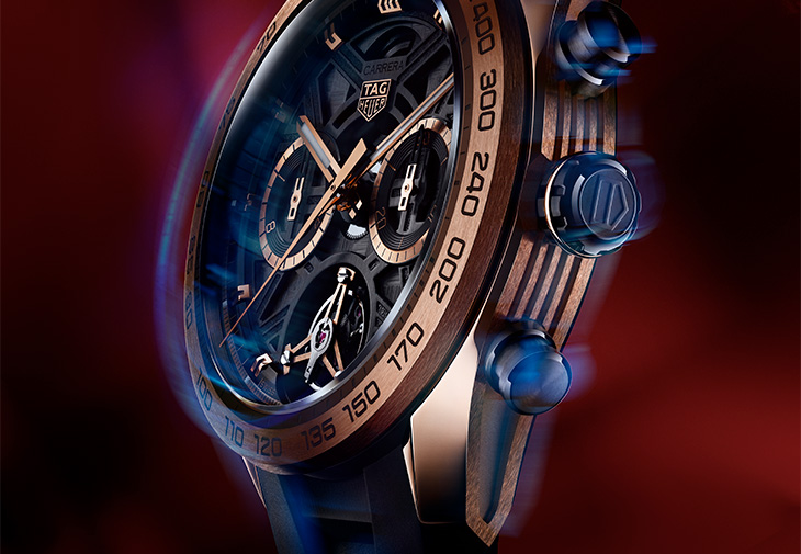 TAG Heuer Carrera Chronograph Tourbillon Extreme Sport陀飛輪計時腕錶 玫瑰金款