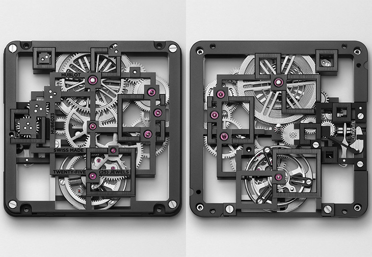 HUBLOT宇舶Square Bang陀飛輪四日動力儲存腕錶