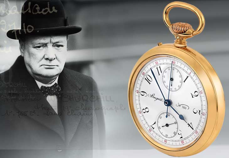 邱吉爾與寶璣765三問追針計時懷錶